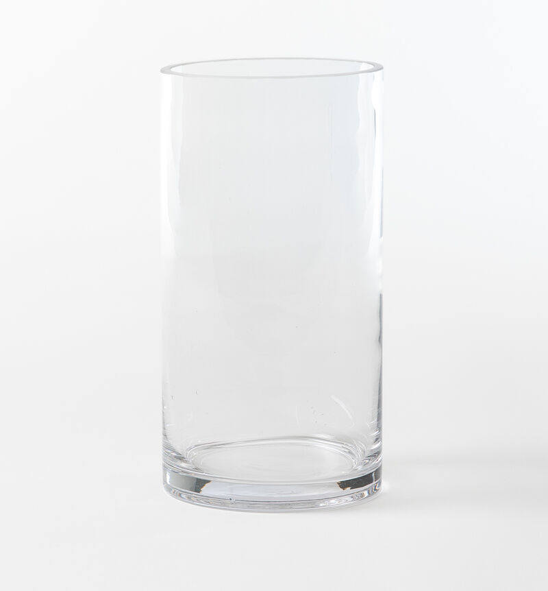 Glassvase sylinderformet